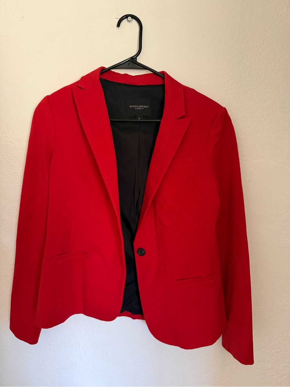 Banana Republic Red Blazer Jacket